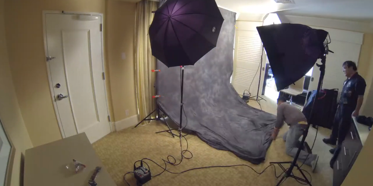 Video: Watch a Hotel Room Turn Into a Studio For a Photo Shoot With Pharrell Video: Watch a Hotel Room Turn Into a Studio For a Photo Shoot With Pharrell