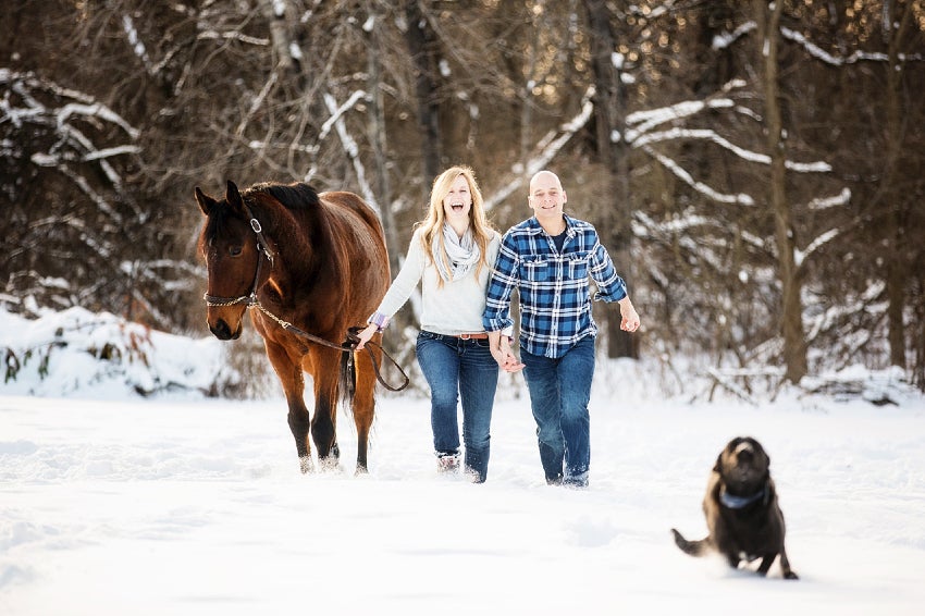 How-To: Include Pets In Wedding and Engagement Portraits