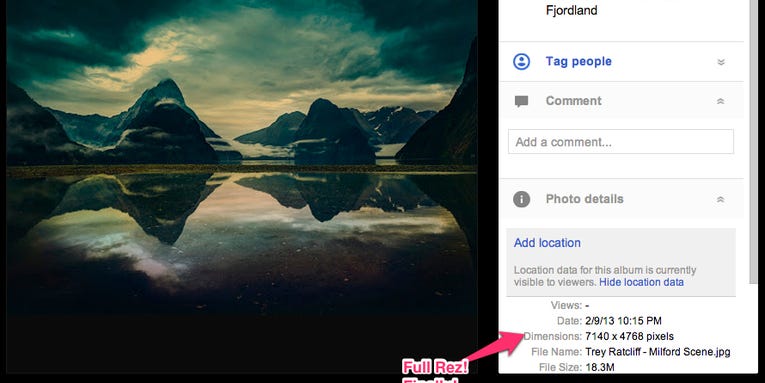 Use Google Drive To Get Full Resolution Images on Google+