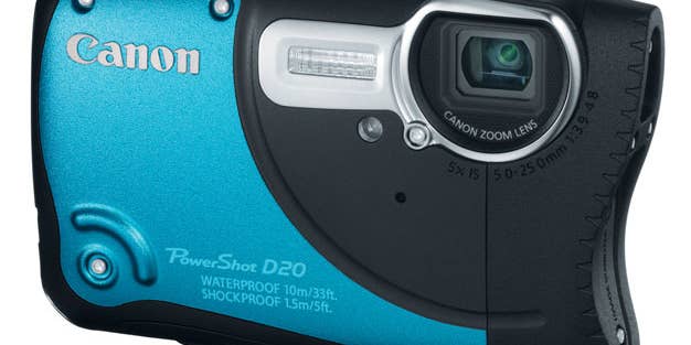 New Gear: Canon PowerShot D20 Rugged Waterproof Compact Camera New Gear: Canon PowerShot D20 Rugged Waterproof Compact Camera
