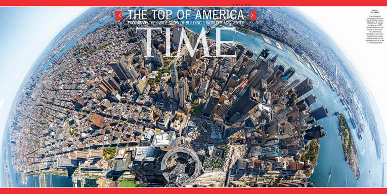 How Time Magazine Shot an Incredible Panorama from the Top of One World Trade Center