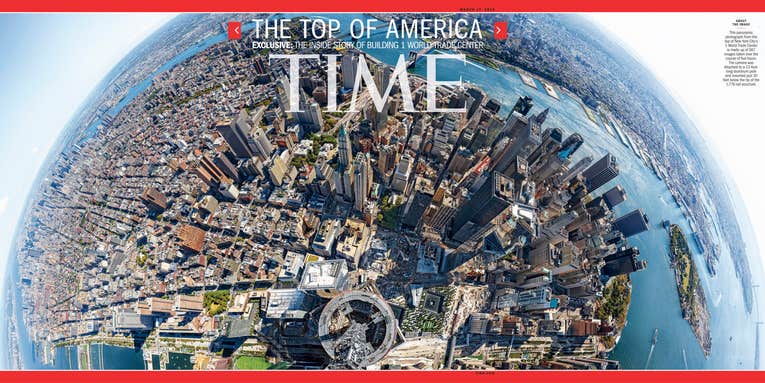 How Time Magazine Shot an Incredible Panorama from the Top of One World Trade Center How Time Magazine Shot an Incredible Panorama from the Top of One World Trade Center