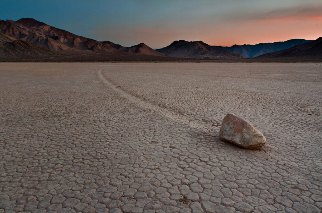 Today's Photo of the Day comes from Eduard Moldoveanu and was taken at Racetrack Playa in Death Valley National Park, California. Eduard used a Canon EOS 7D with a EF16-35mm f/2.8L II USM lens to capture this desert scene. See more of his work<a href="http://www.flickr.com/photos/eduardmoldoveanuphotography/"> here.</a>