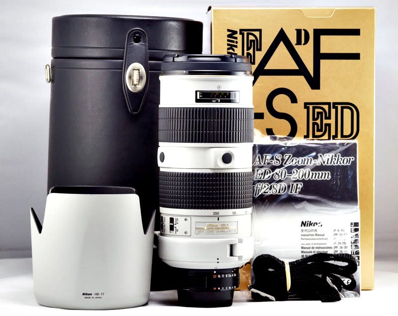 Rare Nikon AF-S 80-200mm f/2.8 lens IN WHITE- $1,749.98