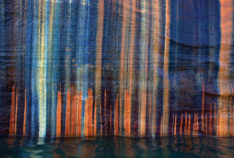 Cliff Wall, Pictured Rocks Nat'l Lakeshore, MI
