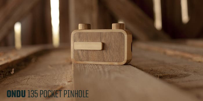 Kickstarter: Gorgeous Wooden Pinhole Camers from ONDU