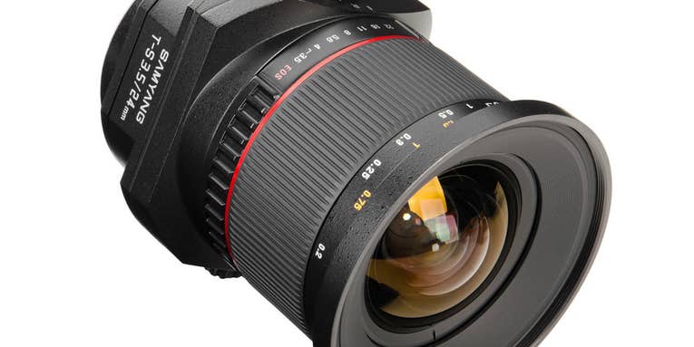 Samyang Unveils 24mm f/3.5 Tilt-Shift Lens For Photokina