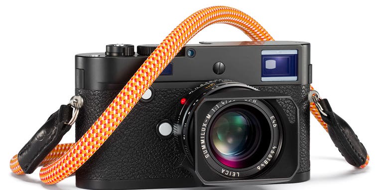 The Leica x COOPH Rope Camera Straps are rather handsome