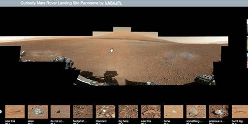 NASA Creates Giant Gigapan Panorama With Mars Rover Photos