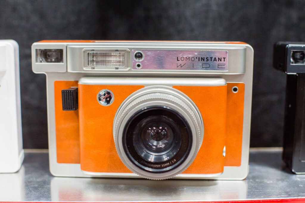 Lomography always has one of the most active booths (outside of the massive camera makers) at PPE, and this year was no different. Their big announcement is their new Lomo'Instant Wide camera which shoots on the bigger Fujifilm Instax film. It's an extremely classy looking camera in person, especially in this colorway.