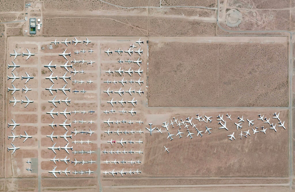 Image © DigitalGlobe, Inc.; caption © Benjamin Grant, 2016