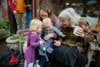 Anni Bergman with children