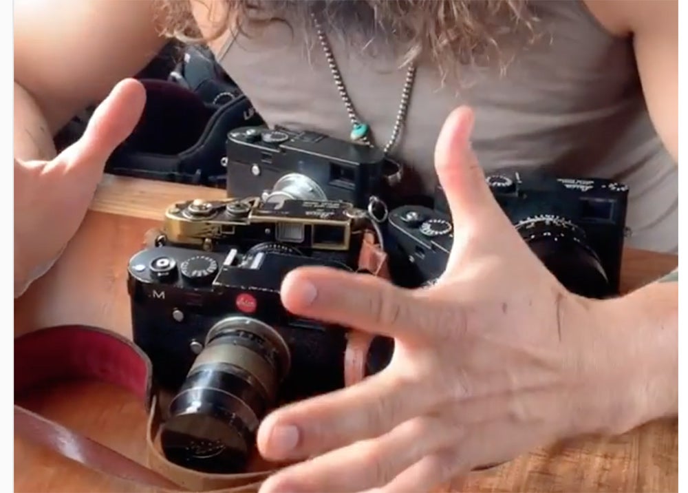 Jason Momoa Leica cameras