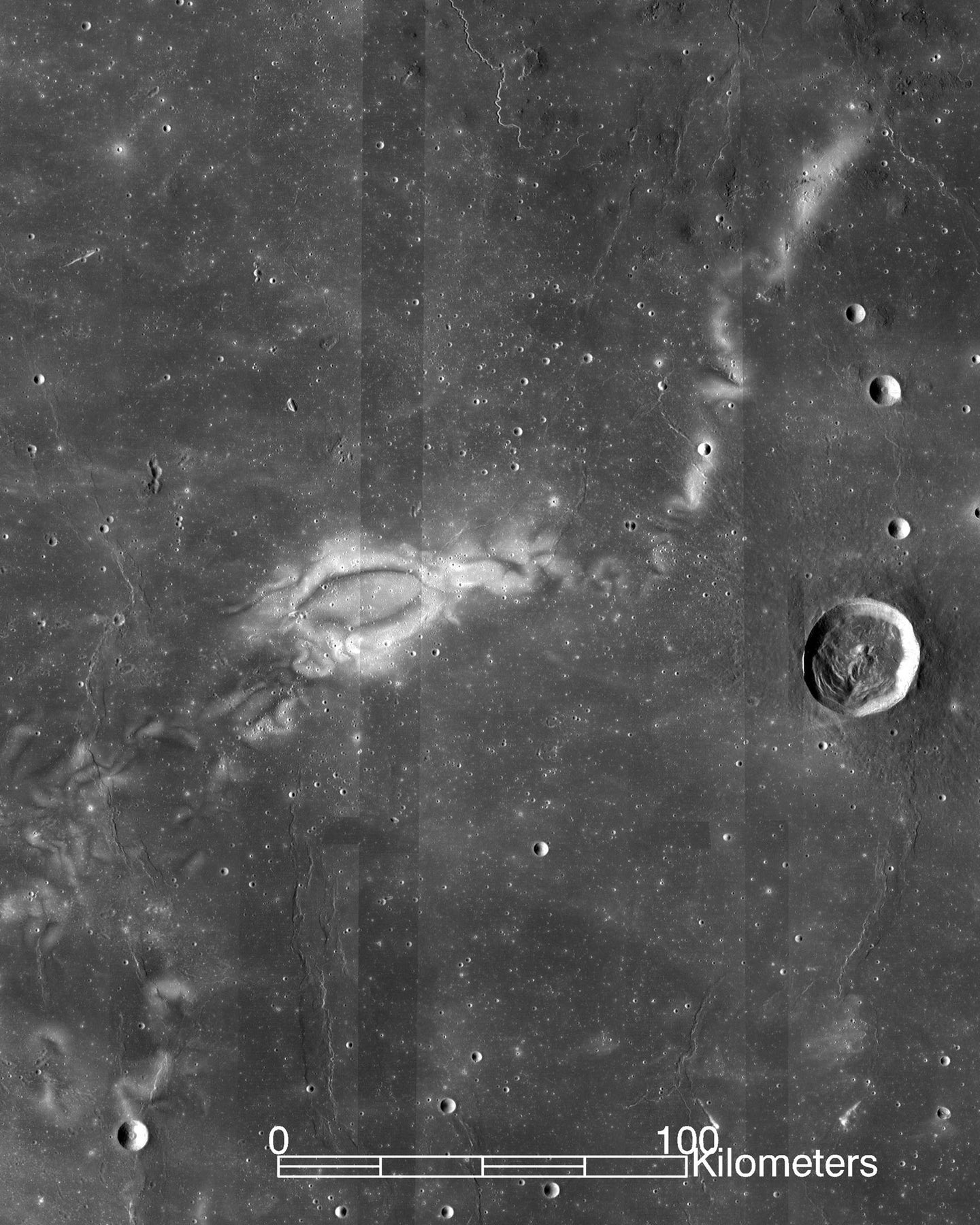 An image of Reiner Gamma on the moon