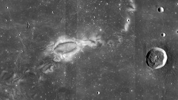 An image of Reiner Gamma on the moon