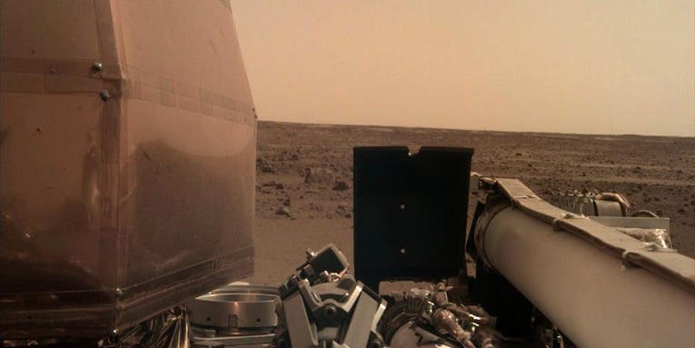 This is the first clear photo from NASA’s InSight spacecraft