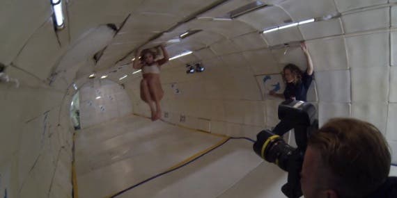 BTS at Sports Illustrated’s Zero Gravity Swimsuit Shoot with Kate Upton