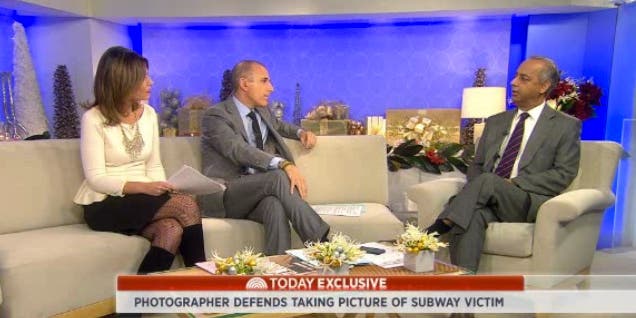 Photographer Of The Infamous New York Post Cover Photo Appears on the Today Show