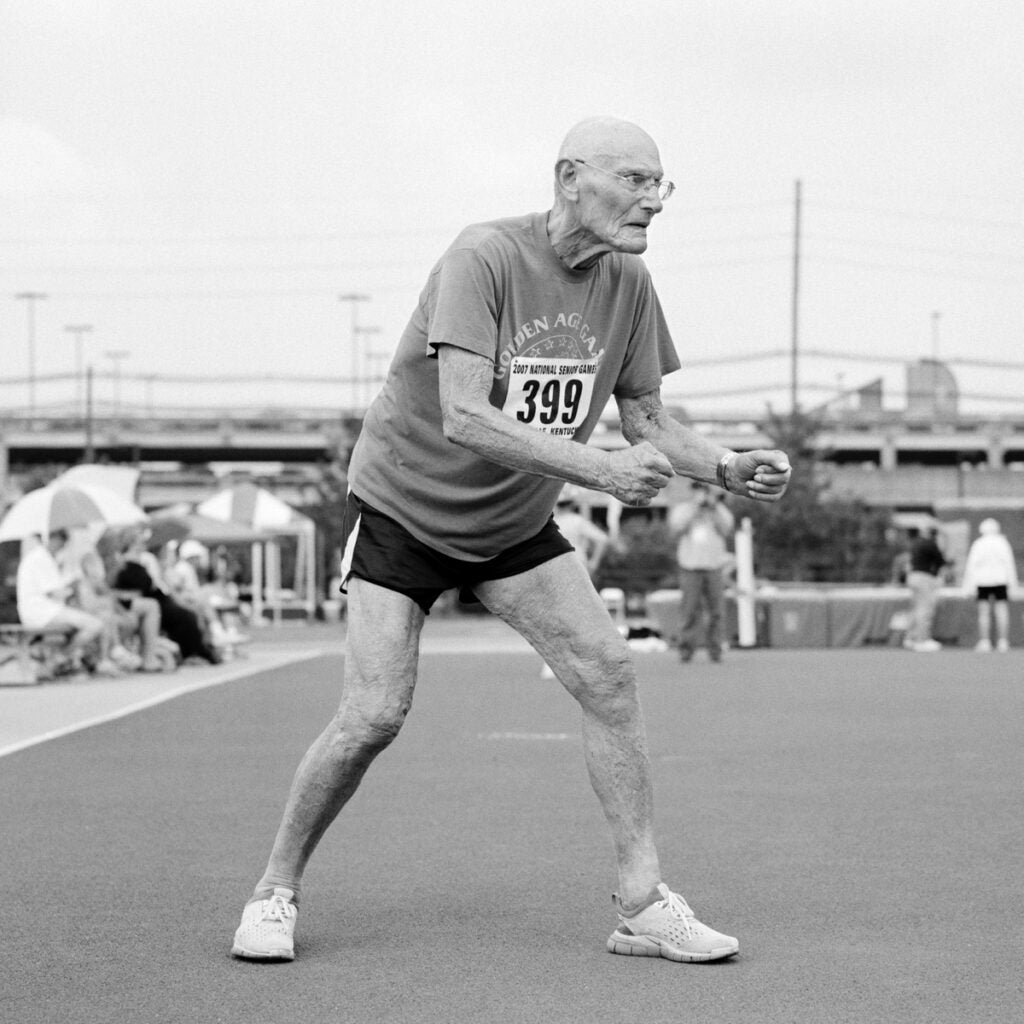 Seymour, 88, high jumper. Louisville, Kentucky. 2007.