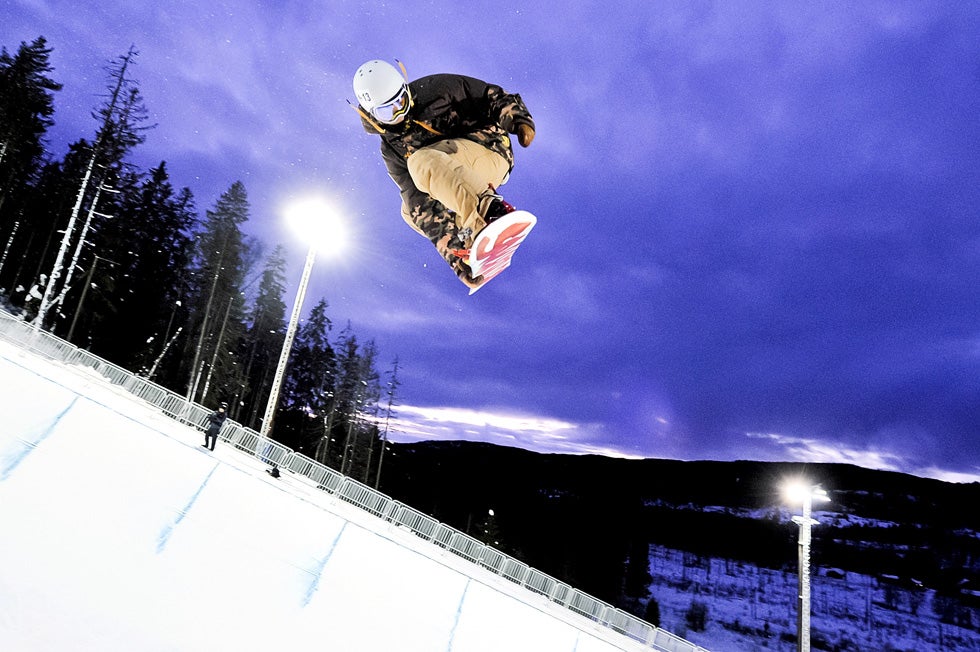 Getty-contributing photographer <a href="http://photo2view.com/">Nigel Waldron</a> captured this image of Norwegian-born snowboarder Brage Richenberg taking a run at Tryvann winter park during halfipipe qualifiers at the 2012 Olso World Snowboarding Championships. Waldron is a freelance photographer based in Europe who covers a wide variety of sports and events.