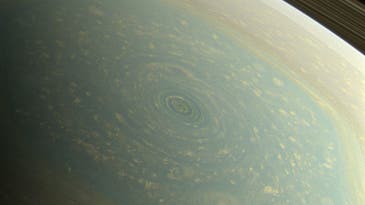 Meanwhile, In Space: A Hurricane On Saturn