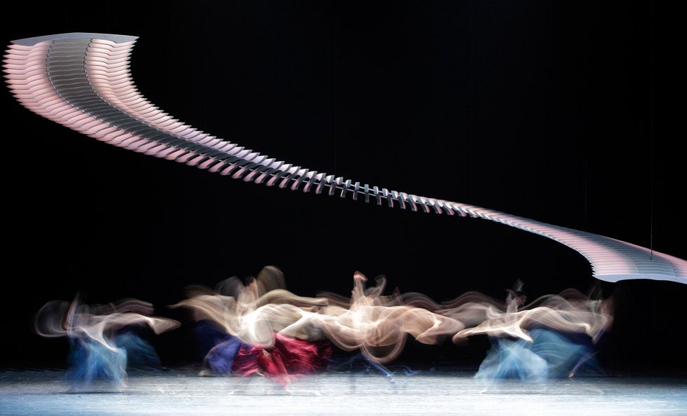 Members of the Vienna State Opera Ballet perform on stage during the choreography "Windspiele" by Patrick de Bana in Vienna, Austria. Herwig Prammer is a Reuters photographer based in Austria. See more work <a href="http://www.prammer.com/index.html">here</a>.