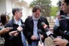 Richard Martinez, center, who says his son Christopher Martinez was killed in Friday night's mass shooting that took place in Isla Vista, Calif., is comforted by his brother, Alan, as he talks to media outside the Santa Barbara County Sheriff's Headquarters. Jae C. Hong is an Associated Press staffer based in Los Angeles, California. He started with the AP in 2005 as an intern and was later hired as a full-time photographer. See more of his images <a href="http://www.apimages.com/Collection/Landing/Photographer+Jae+C.+Hong/f5c063955a424a078c89ce00d8e2e1eb">here</a> and follow his shooting adventures on Twitter <a href="https://twitter.com/jaethephotog">here</a>.