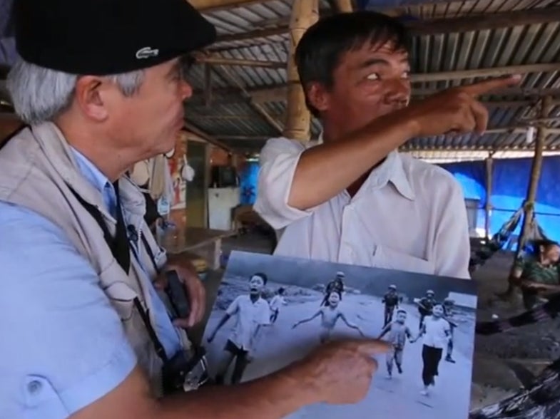 Watch Nick Ut Revisit the Site of His Iconic Napalm Girl Photo With His iPhone