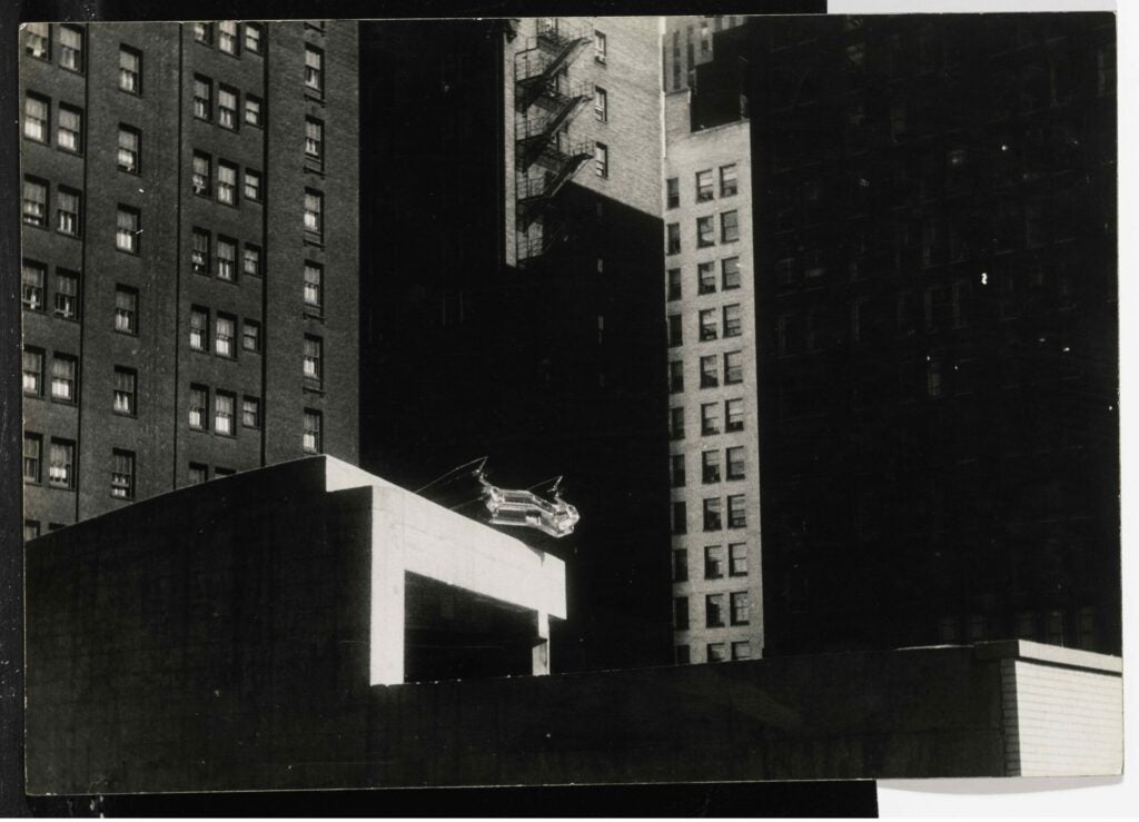 Some prints at auctions come with provenances that hint at the larger story of a photograph's life in the world after it was made. This 1959 work by Robert Frank, for instance, was "flush-mounted to Masonite, signed and dedicated 'For Robert Delpire from his Friend Robert Frank' in ink and with Museum of Modern Art loan and exhibition labels, with typed credit, title, medium, and exhibition and accession numbers, on the reverse," according to Sotheby's. At $81,250, it far out-sold its $30,000–$50,000 estimate.