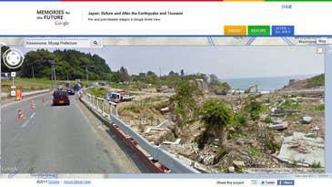 Japan’s Tsunami Aftermath Now Visible in Google Street View