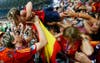 Spain's Fernando Torres (L) celebrates with his daughter Nora after defeating Italy to win the Euro 2012 final soccer match. Kai Pfaffenbach is a Germany-born photojournalist, who began working for Reuters in 1996, before coming on fulltime in 2001. See more of his work on his <a href="http://www.kai-oliver-pfaffenbach.com/">Website</a>. You can also keep up to date with his assignments by checking out his <a href="http://blogs.reuters.com/kai-pfaffenbach/">Reuters blog</a>.