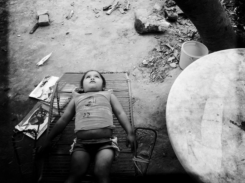 Keidy plays outside their home in El Pericón, Guerrero. Four months ago today uniformed police ambushed 5 buses of students in Iguala, killing 6 people, wounding more than 20 and disappearing 43. Keidy's uncle, Alexander Mora Venancio, was among them. Shot #onassignment for the #nytimes #mexico #guerrero #elpericon #43 #photography #photojournalism #documentary #ayotzinapa Photo by Adriana Zehbrauskas https://instagram.com/p/yVB_1zt5DP/?taken-by=adrianazehbrauskas