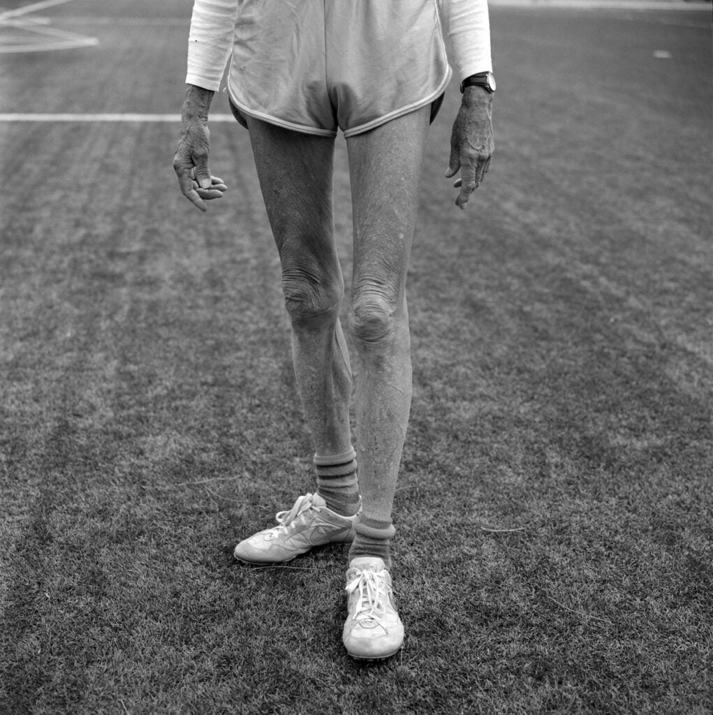 Axel, 86, long jump. Riccione, Italy. 2007.