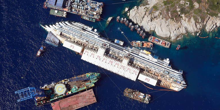 Photo of the Day: The Costa Concordia, Nearly Two years Later