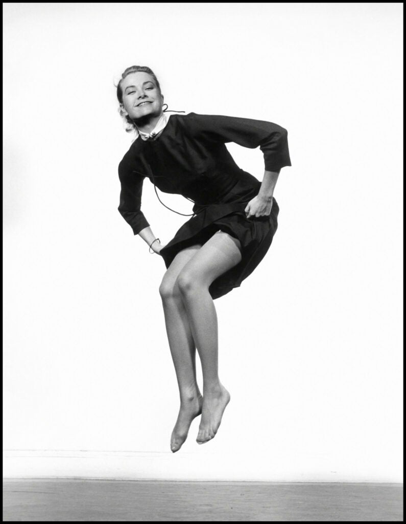 grace kelly in mid-air