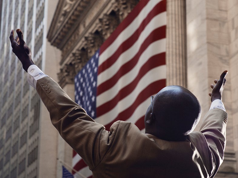 A street preacher in New York appeals to Wall Street to repent. 2011 Christopher Anderson—Magnum Photos