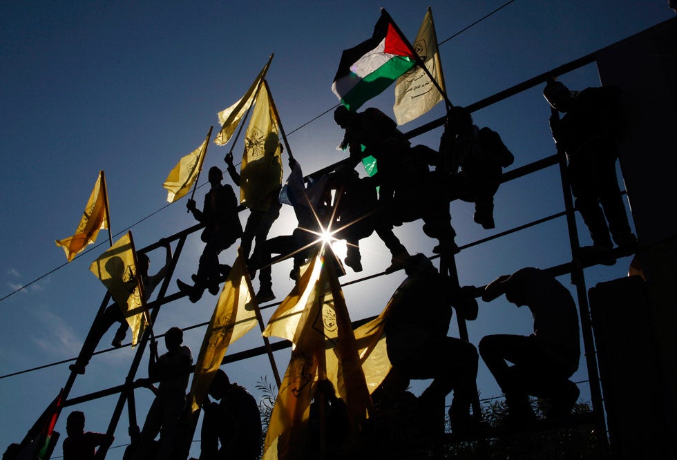 Palestinians take part in a rally in support of the efforts of President Mahmoud Abbas to secure a diplomatic upgrade at the United Nations, in Gaza City. Suhaib Salem is a Reuters staff photographer who covers everything from conflicts to the Olympics. See more of his work in our past round-ups <a href="http://www.americanphotomag.com/photo-gallery/2012/10/photojournalism-week-october-5-2012">here</a> and <a href="http://www.americanphotomag.com/photo-gallery/2012/08/photojournalism-week-august-3-2012?page=8">here</a>.