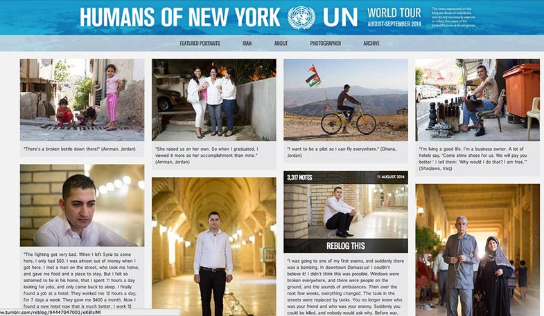 Humans of New York Photographer Lands in Jordan