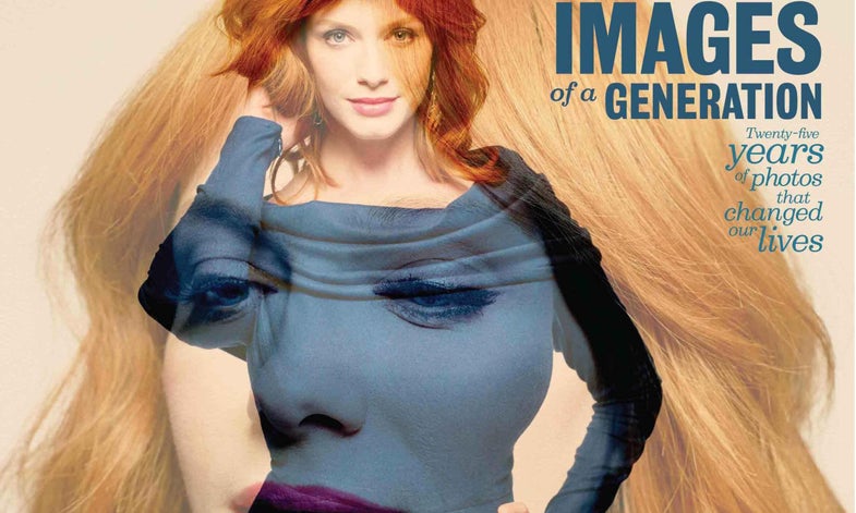 Behind the Cover: Peter Hapak’s Double-Exposure Portrait of Christina Hendricks