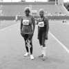 Joann and Barbara. 70-74 Sprinters. Minneapolis. 2015.