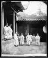 Buddhist priests at Yongquan Monastery, Fujian Province, Fuzhou, Drum Mountain, 1870–71