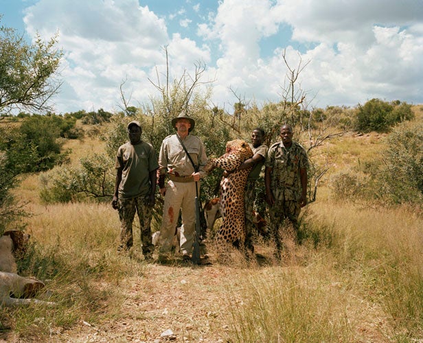 leopard hunter # II, namibia