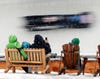 Fans recline in comfort as the Serbian bobsled team zips by during the four-man World Championship in Lake Placid, New York. Mike Groll, who made this image, is an AP freelancer and commercial photographer based out of Buffalo, New York. Check out more of his work on his <a href="http://www.mikegroll.com/index.html">website</a>.