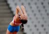 Mariya Kuchina of Russia reacts after finishing third and getting the bronze medal in the High Jump final at the IAAF World Junior Championships in Barcelona, Spain. Gustau Nacarino is a veteran photojournalist working for Reuters out of Barcelona, Spain.