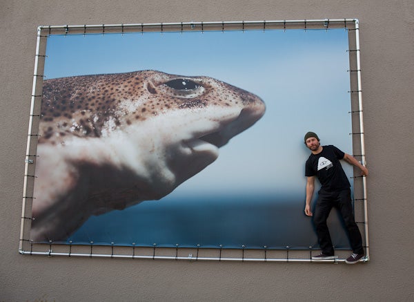 Corey Arnold and his photo in Knokke-Heist