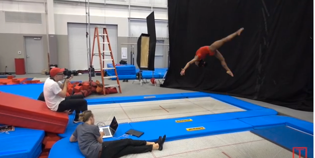 Behind the Scenes: Thomas Prior Shoots Simone Biles for Time