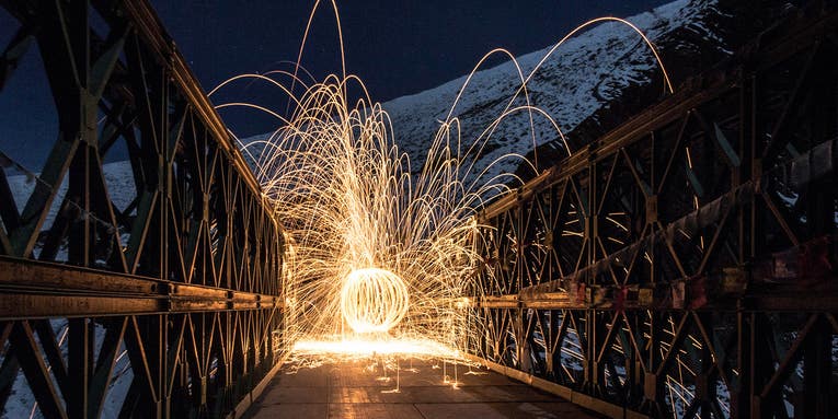 ‘Paint’ shapes in the dark with long-exposure photography