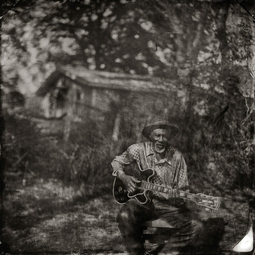 Robert Finley at Home playing guitar