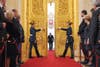 Vladimir Putin makes a grand entrance into his inauguration ceremony at the Kremlin in Moscow. Alexsey Druginyn is a photographer for the Russian International News Agency based in Moscow.