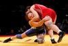 Reuters photographer Ivan Milutinovic covered the Women's European Wrestling Championship in Belgrade this week. Here, Anna Polovneva of Russia (on the left) and Ludmila Cristea of Moldova competed for the women's 59kg bronze medal.